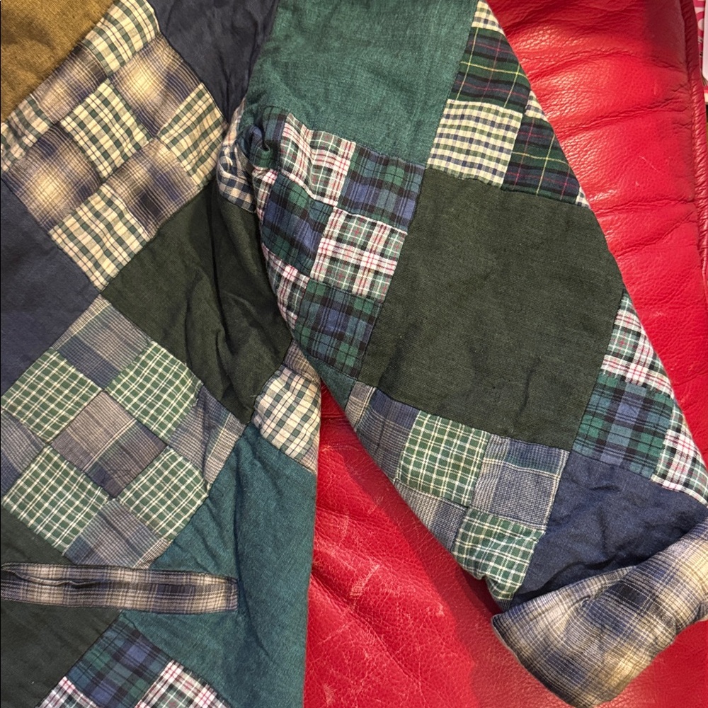 Vintage Patch Magic Patchwork Button-Up Jacket - image 5